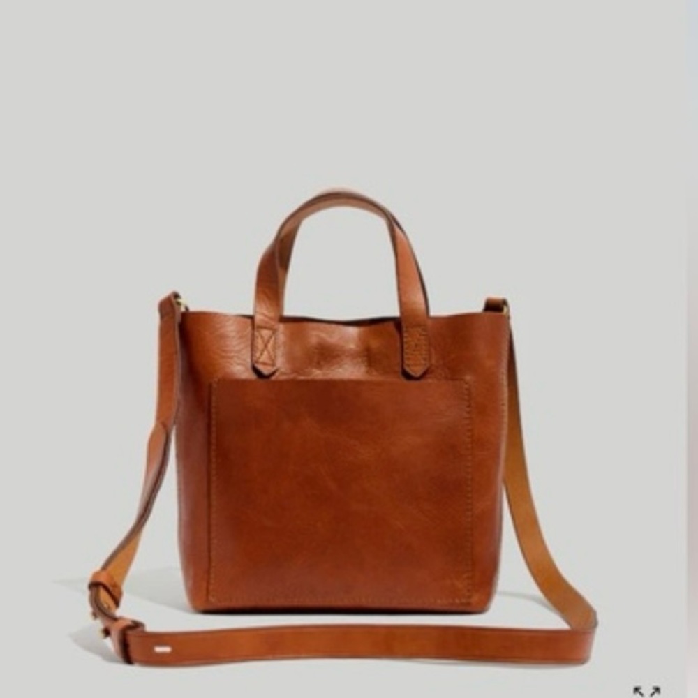 Madewell small transport tote crossbody with strap